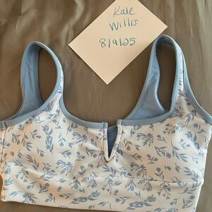 Large LainSnow Blue bikini top